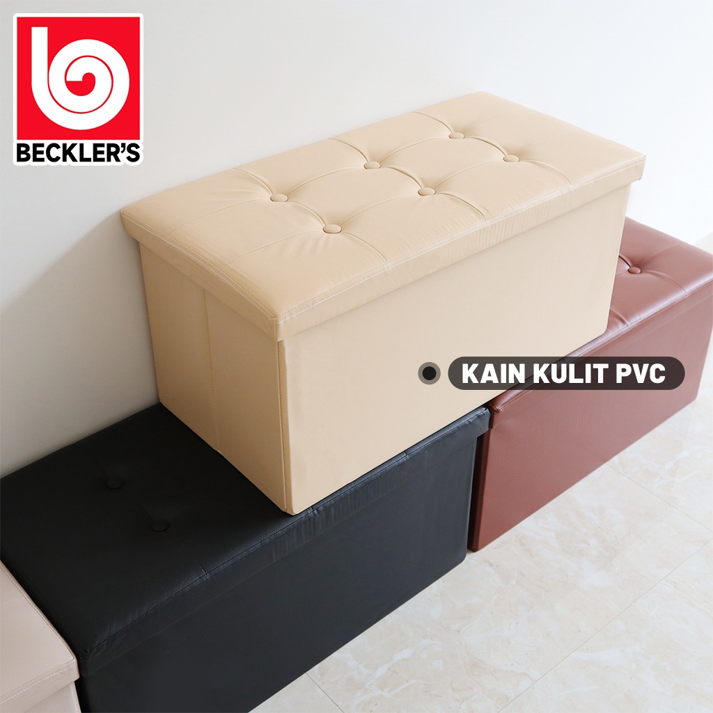 Bangku Storage Box (SB) Bahan Kulit PVC BIG SIZE Tempat Penyimpanan Barang Serbaguna