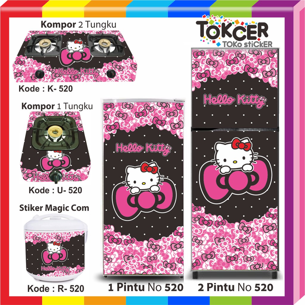 Stiker Kulkas dan Kompor  Hello Kitty 62