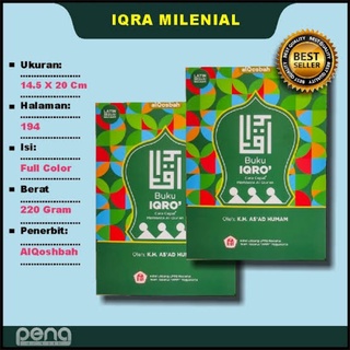 Jual Buku IQRO MILENIAL Disertai Latin Cara Cepat Membaca Alquran Full ...