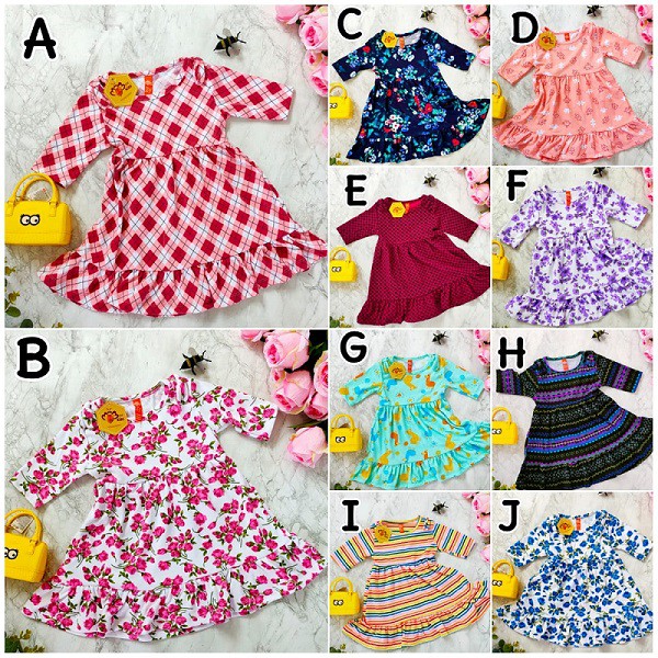 DRESS ANAK PEREMPUAN NESYA USIA 1-5TH