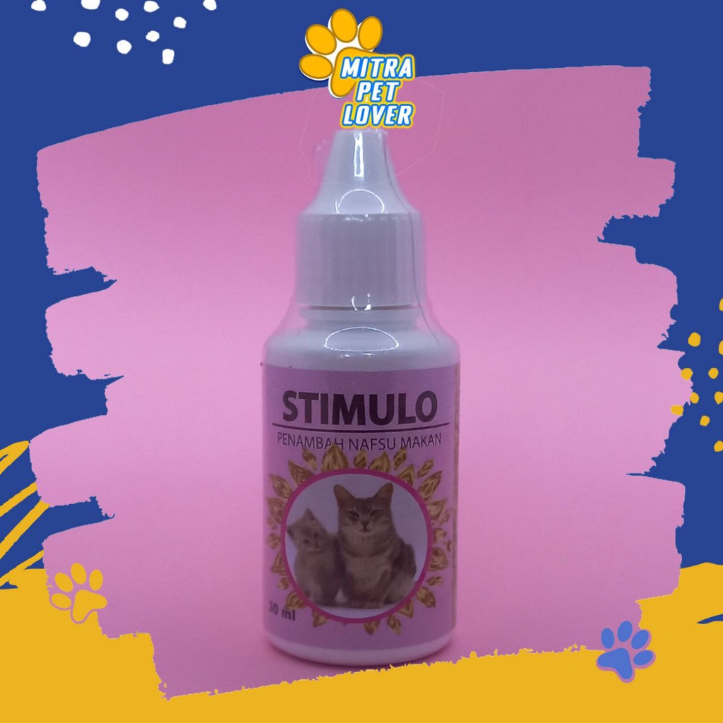 VITAMIN NAFSU MAKAN KUCING - STIMULO CAT 30 ML ORIGINAL - SUPLEMEN PENGGEMUK CAT KITTEN GEMUK NAPSU AMAN AMPUH SEHAT PET ANIMAL HEALTHCARE AND VETERINARY TAMASINDO OBAT KESEHATAN DAN VITAMIN TERNAK HEWAN BINATANG PELIHARAAN MITRAPETLOVER