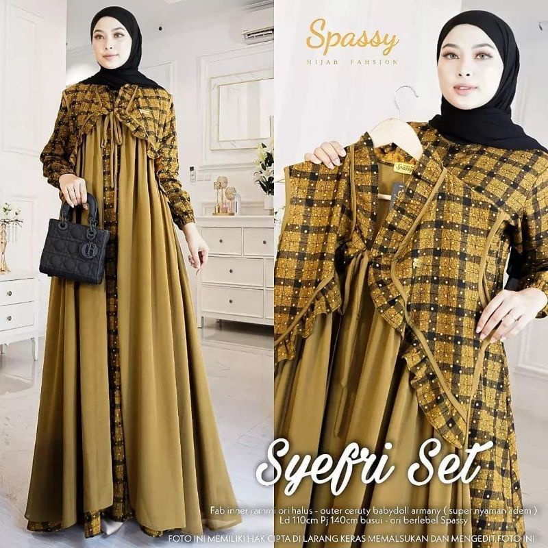 Syefri set / Gamis wanita Muslim