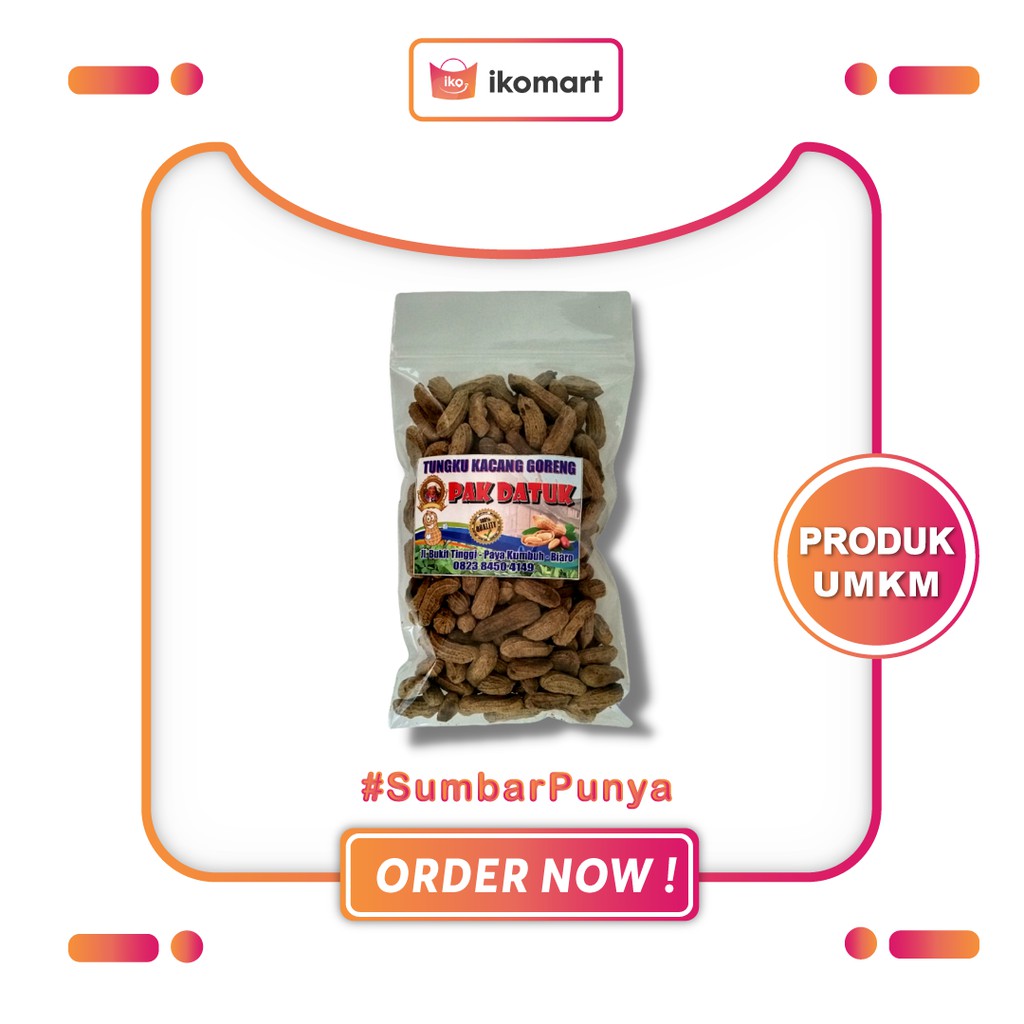

Ikomart Kacang Goreng Pak Datuk Batusangkar 300g