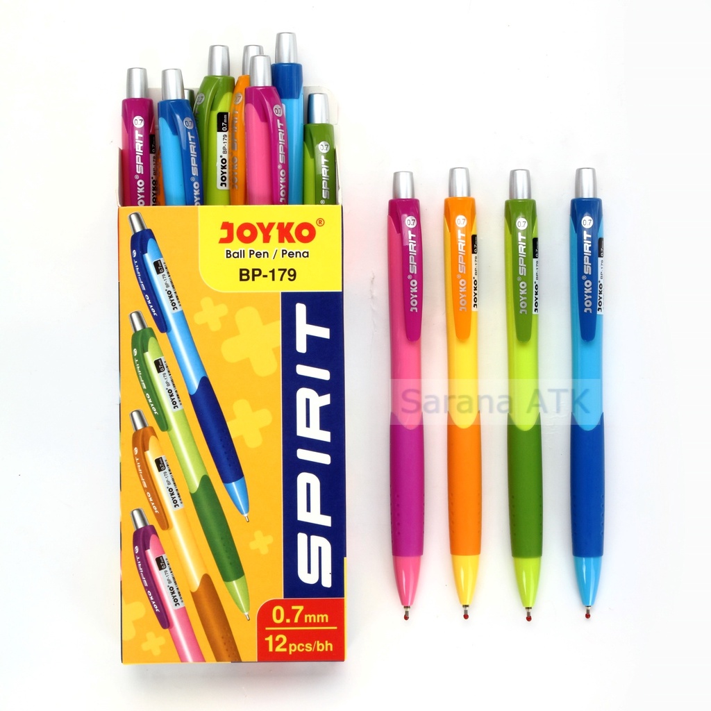 

PULPEN BALLPEN JOYKO BP-179 SPIRIT PER PCS