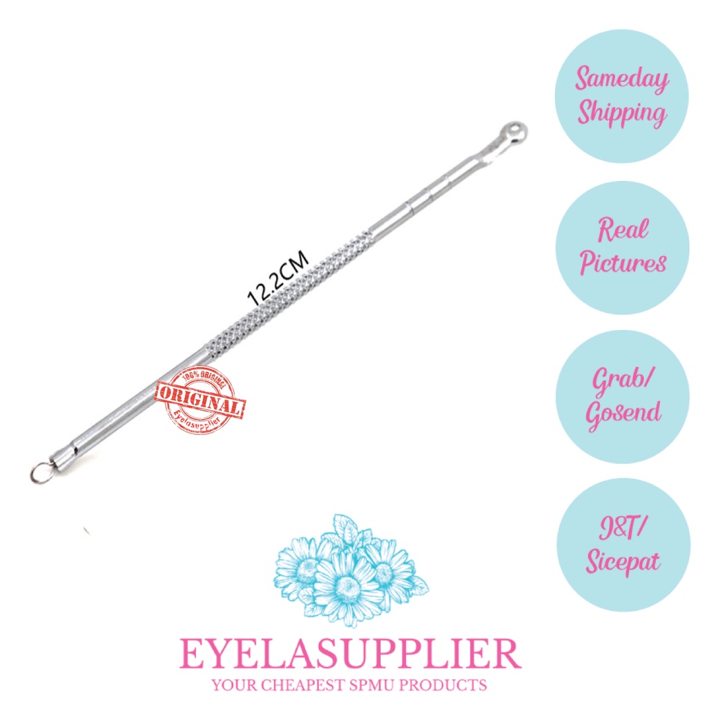 Alat Pencet Pinset 4 in 1 Jarum Pembersih Kotoran Wajah Pemencet Komedo Jerawat Acne Clip Stainless Steel Set isi 4 Paket Facial Care