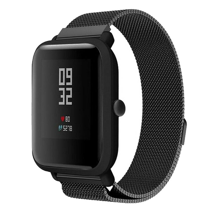 Tali Jam Milanese Stainless Steel Strap 20mm Xiaomi Huami Amazfit Pebble Time