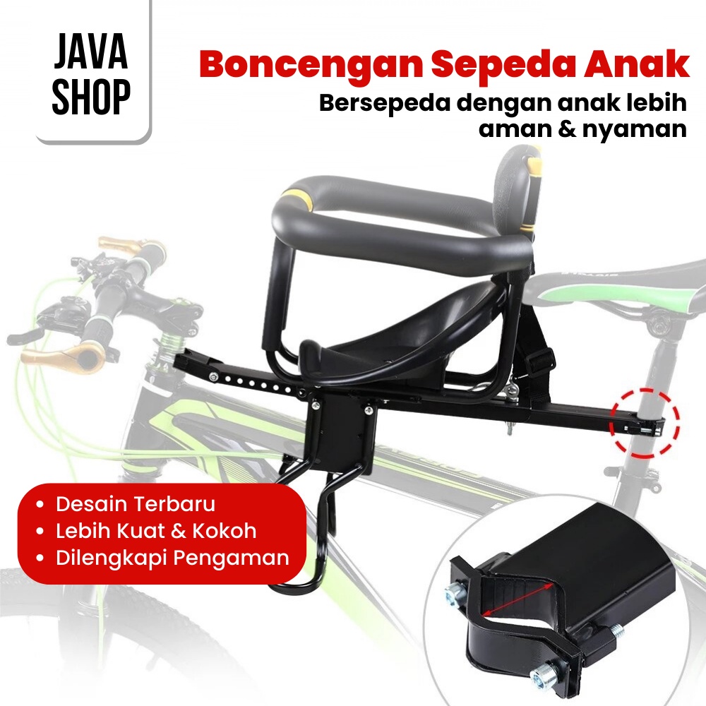 JAVASHOP Boncengan Sepeda Anak Depan Sepeda Lipat MTB