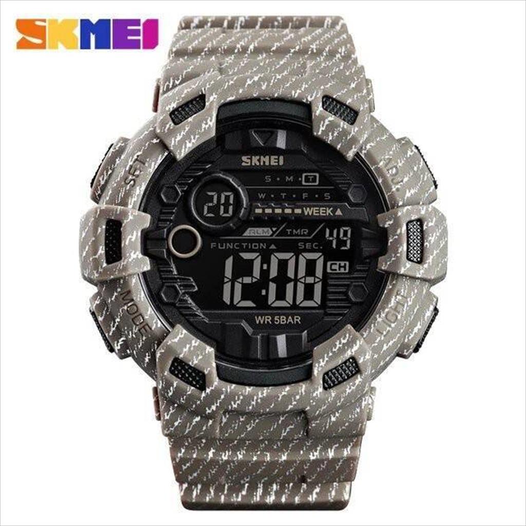 Jam Tangan Pria / SKMEI 1472 DENIM SERIES Men LED Digital Double Time / Jam Tangan Digital Original