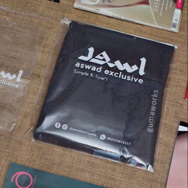 

OPP TEBAL UKURAN 28X35 CM DENGAN SABLON (100 PCS) - SABLON 1 SISI 1 WARNA