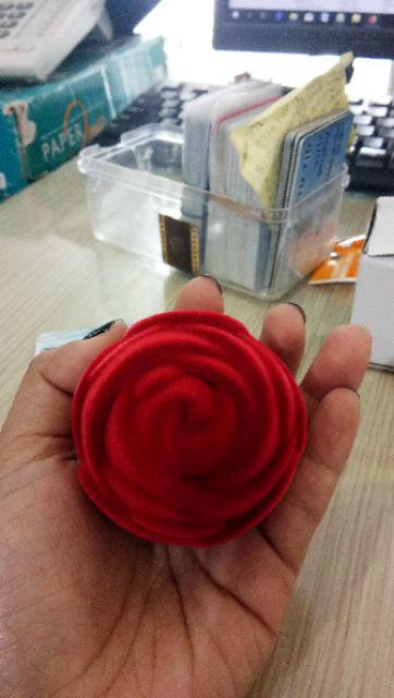 Kotak / Box Cincin Couple Bentuk Mawar