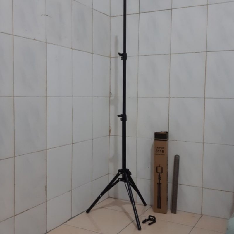 Tripod besi 1meter | Tripod 3130 / 3118 metal | Tripod 1m full black