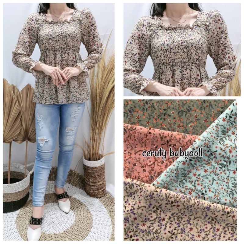 Atasan Ceruty Babydoll by E'Just