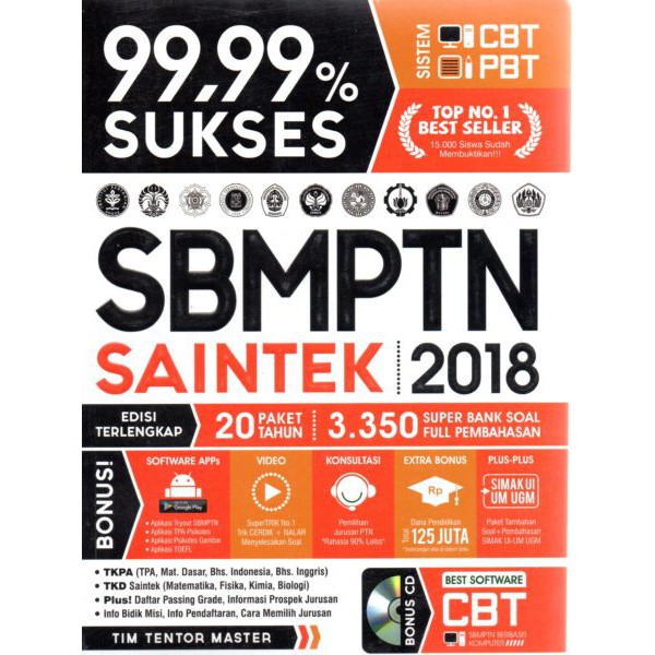 SBMPTN SAINTEK 2018 99,99% SUKSES