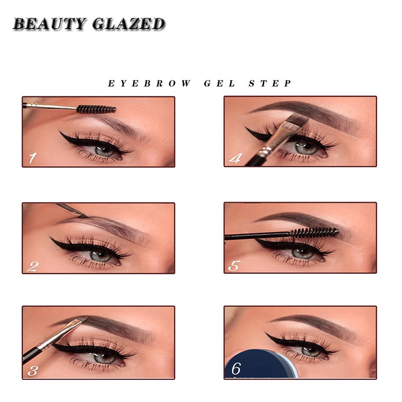 Beauty Glazed Eyebrow Gel Beauty Glazed Eyebrow Cream Beauty Glazed Eyebrow Pomade Beauty Glazed Eyebrow Beauty Glazed