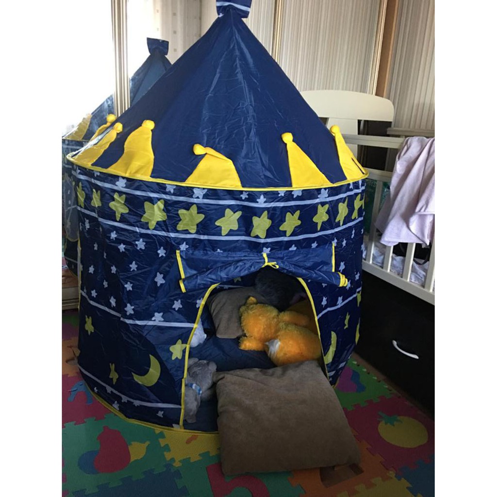 Tenda Bermain Anak Bentuk Istana Lucu Model Castle Kids Portable Tent