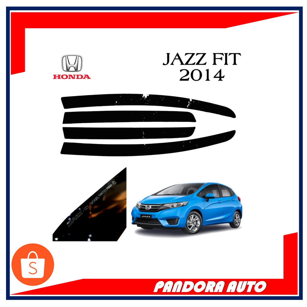 TALANG AIR MOBIL HONDA ALL NEW JAZZ FIT MODEL FLAT AKRILIK HITAM