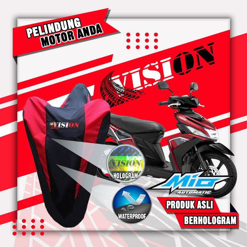 Cover Motor Mio Sarung Motor Mio Tutup motor Mio Mantel Motor Mio Pelindung Motor Mio