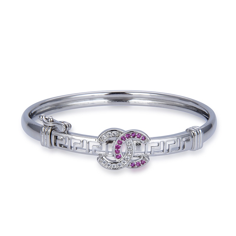 gelang titanium wanita anti karat emas muda couple pasangan sahabat inisial bestie silver asli rantai selamanya korea murah rantai 49b