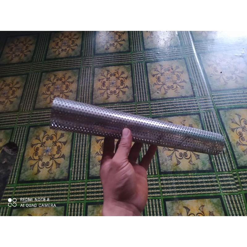 saringan knalpot model  kerucut/corong