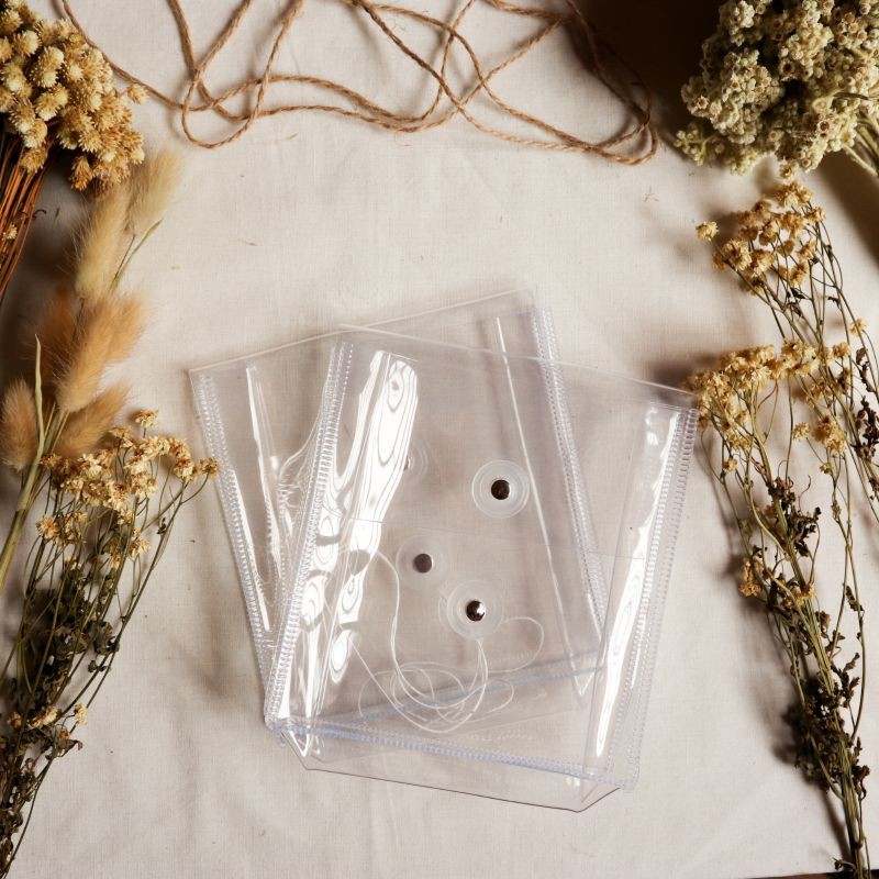 

Transparan Pouch Bag / Wadah Transparan Untuk Stationery / File Bag / Transparent File Bag