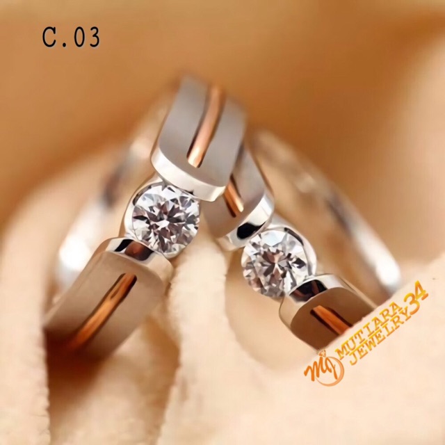 Cincin kawin & tunangan couple - cincin seserahan couple