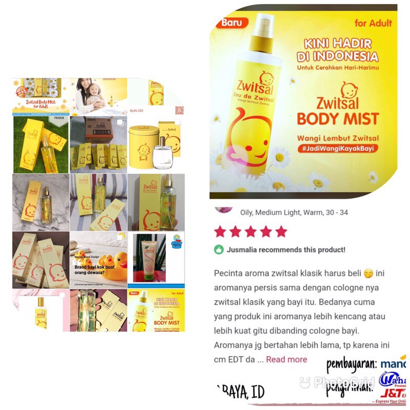 body mist zwitsal