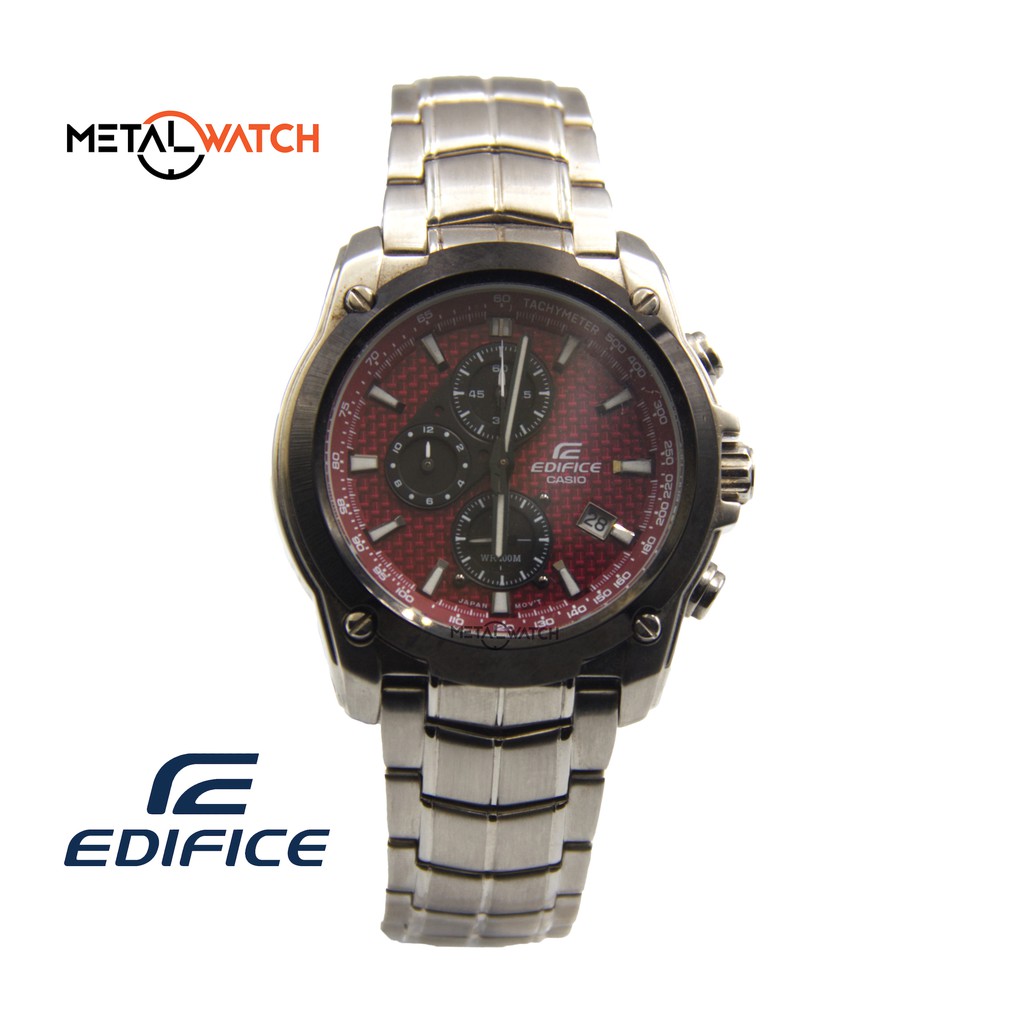 Jam Tangan Original Pria Casio Edifice EF-524GF-4AVDF Stainless Steel Strap