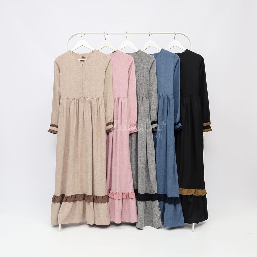 GAMIS SET HIJAB SYAR'I GSK 38 ZANUBA ORI