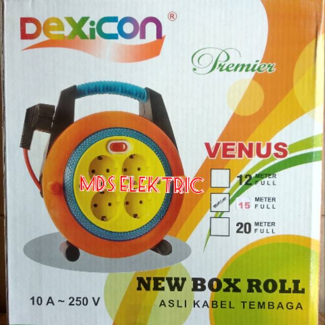 Rol kabel Dexicon Venus 15 Meter Full / Bok Kabel 15 Meter Full Venus