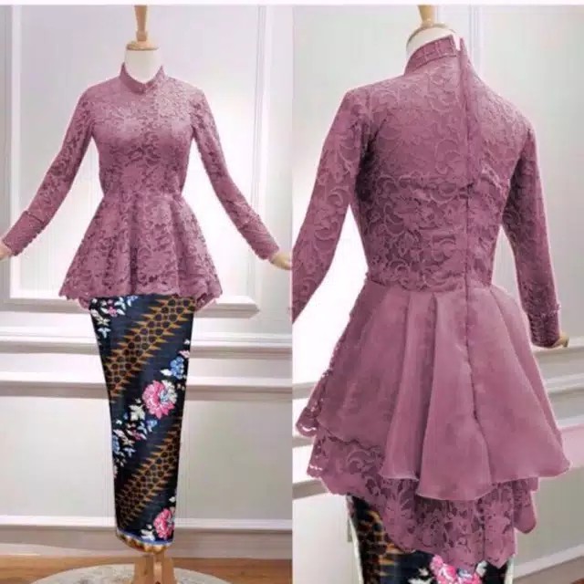 set kebaya alice organza 6 warna