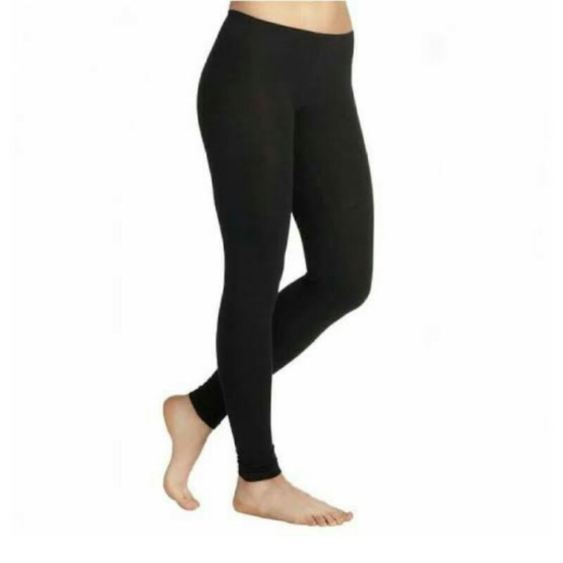 Legging Panjang Wanita Polos Bahan Spandek rayon