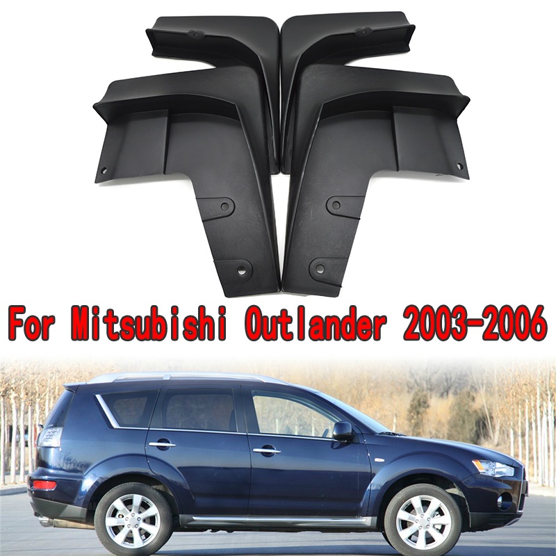 Mud Flap Pelindung Splash Untuk Fender Mobil Mitsubishi Outlander 2003 2004 2005 2006