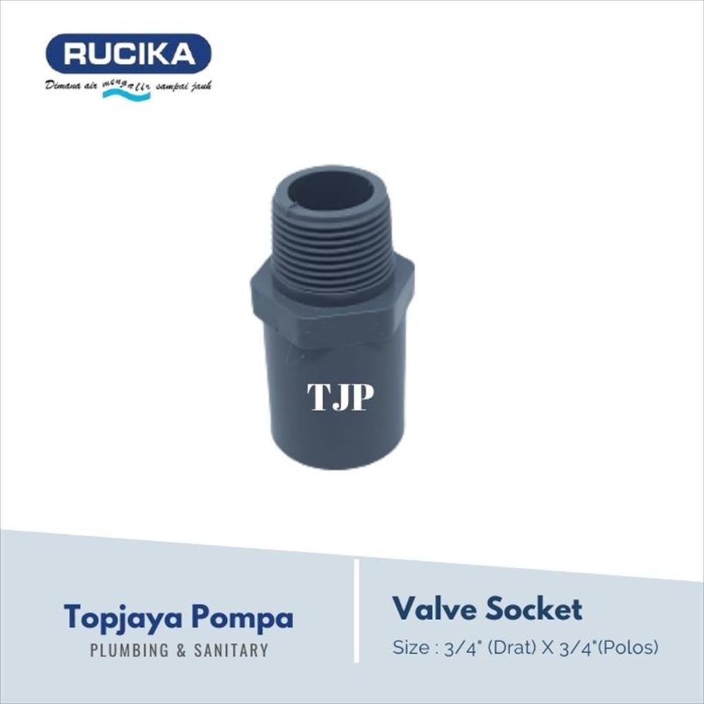 VALVE SOCKET AW RUCIKA 3/4&quot;