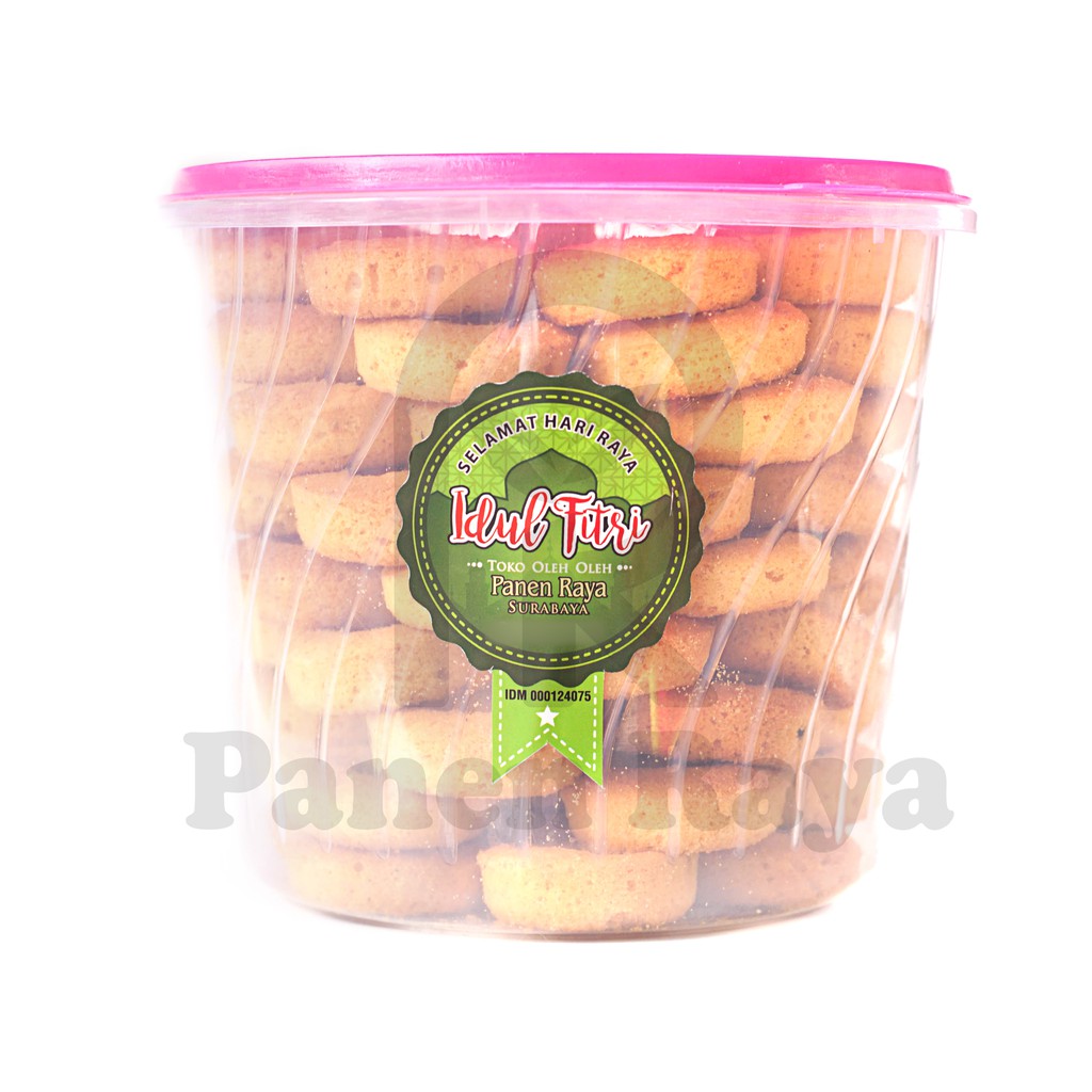 

Bolu Kering Lebaran / Natal Bolu Bulat Donat Kering PR Toples Besar