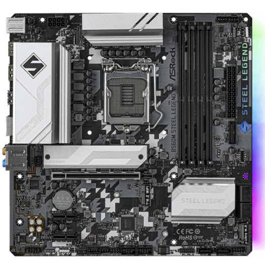 ASRock B560M Steel Legend (LGA1200, B560, DDR4, USB3.2, SATA3)