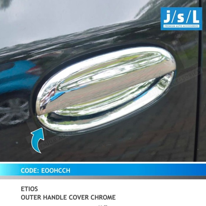 OUTER HANDLE MOBIL TOYOTA ETIOS VALCO CHROME FERRARI VARIASI
