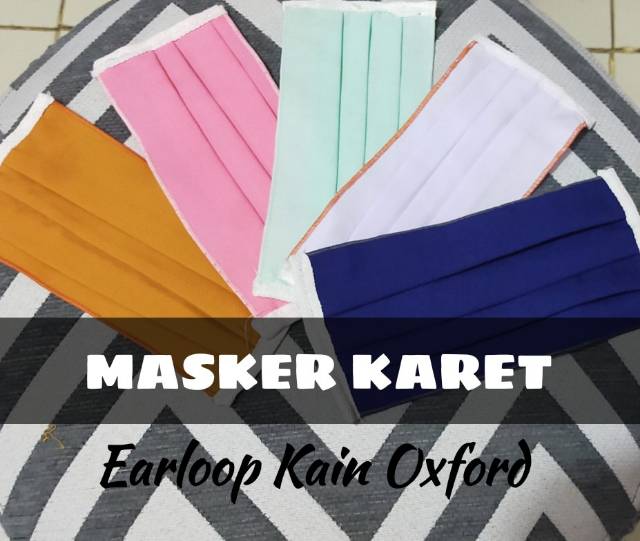 Masker Kain Oxford Earloop