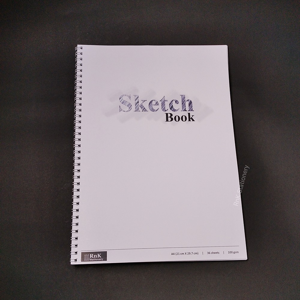 

SKETCH BOOK A4 100 GSM 36 LEMBAR BUKU GAMBAR JILID SPIRAL RING KAWAT