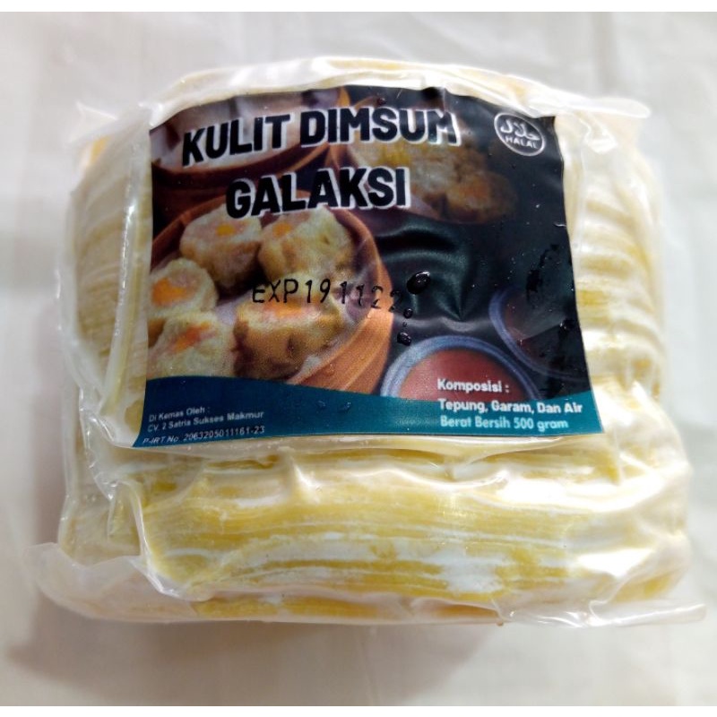 kulit dimsum kuning 7cm