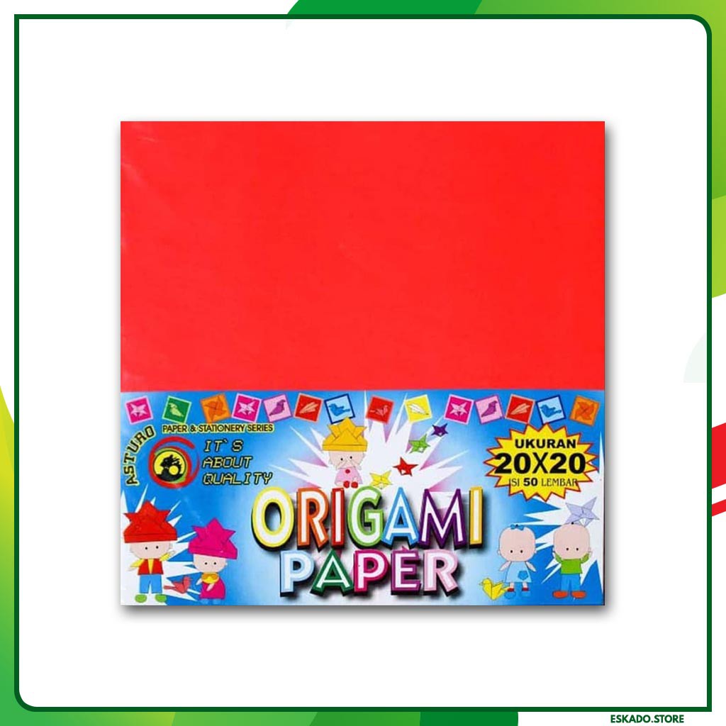 Kertas Origami Asturo 20x20 Isi 50