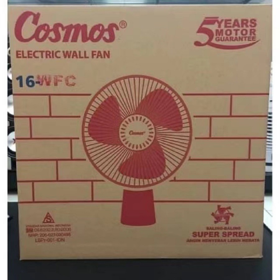 Wallfan Kipas Angin Dinding Cosmos 16 WFC 16inch 16in