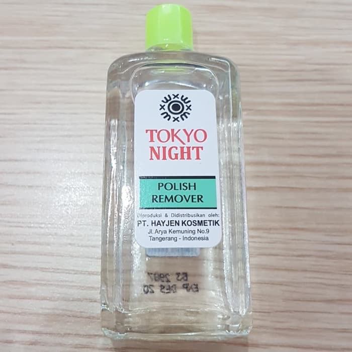 `ღ´ PHINKL `ღ´ ˜”*°• tokyo night •°*”˜ Tokyo night aseton nail remover botol kaca hapus kutek tidak merusak kuku lembut di tangan