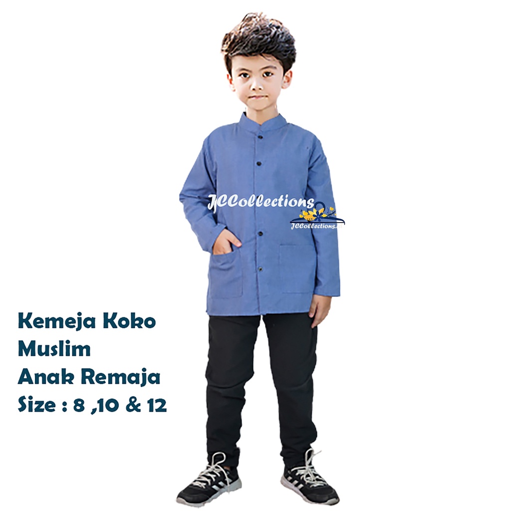 Kemeja Koko Anak Remaja Muslim Yusuf Kids / Baju Muslim Teens Robbin - JCCollections