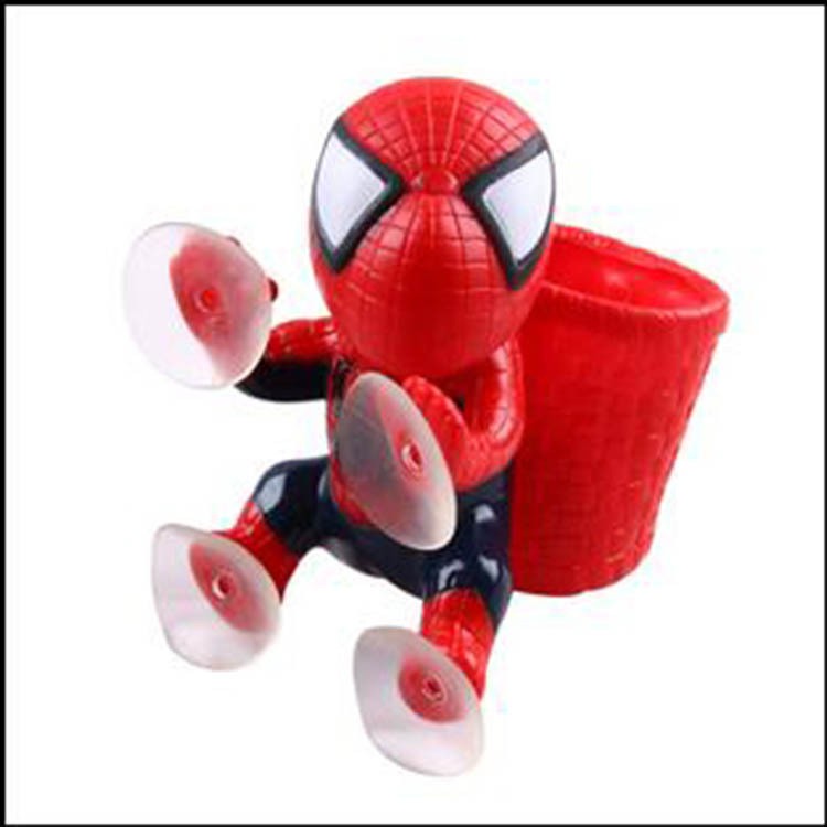 Boneka Kartun Spiderman Lucu Dengan Suction Cup Untuk Dekorasi Mobil