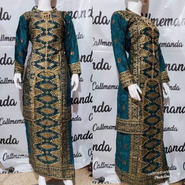 Baju Songket Jumputan Batik Palembang Shopee Indonesia