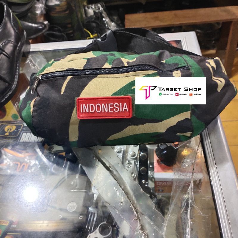 AnjayMalang   Tas Weistbag Loreng