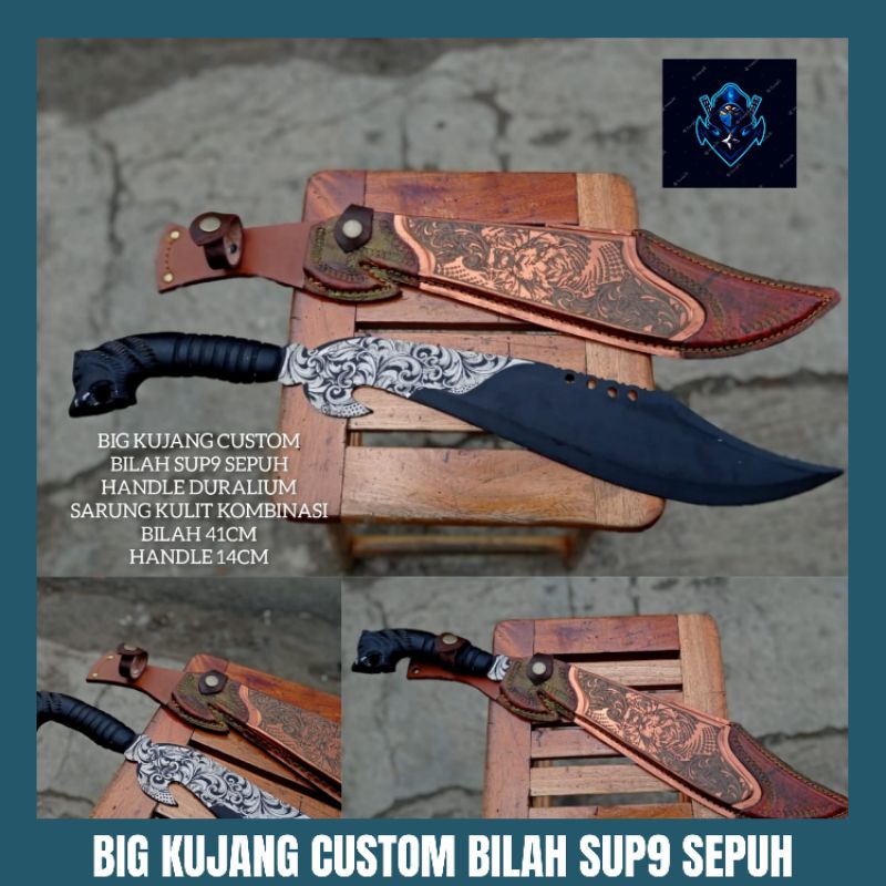 KUJANG BIG CUSTOM BATIK KUALITAS SUPER TAJAM