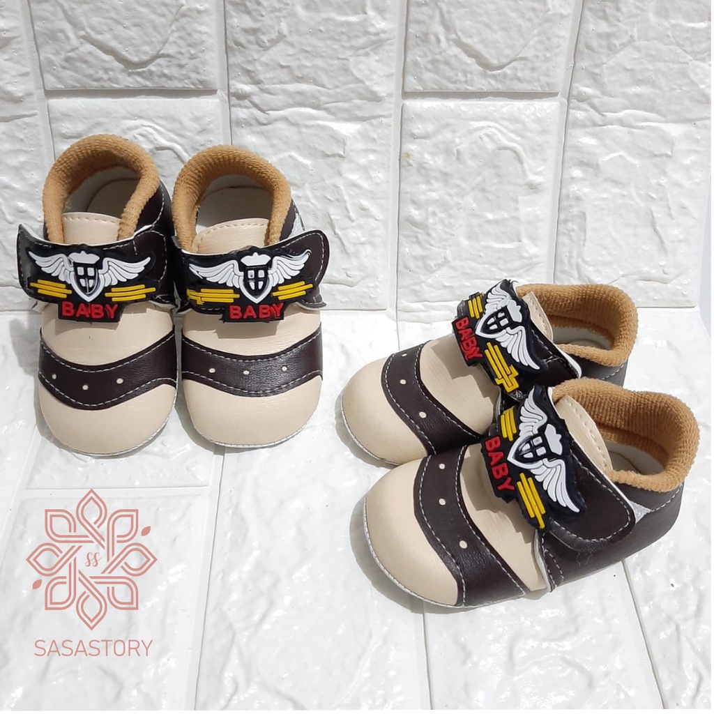 SEPATU PREWALKER BABY BAYI ANAK LAKI-LAKI 0-12 BULAN CP04