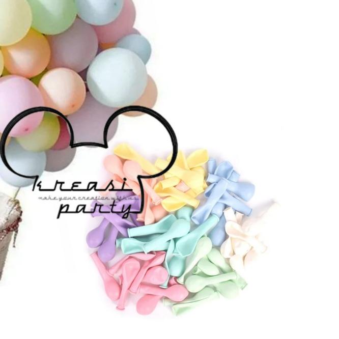 Balon Latex Pastel 1 PACK ISI 100 PCS / Balon Per Pack / Balon Pastel / Balon Macaron
