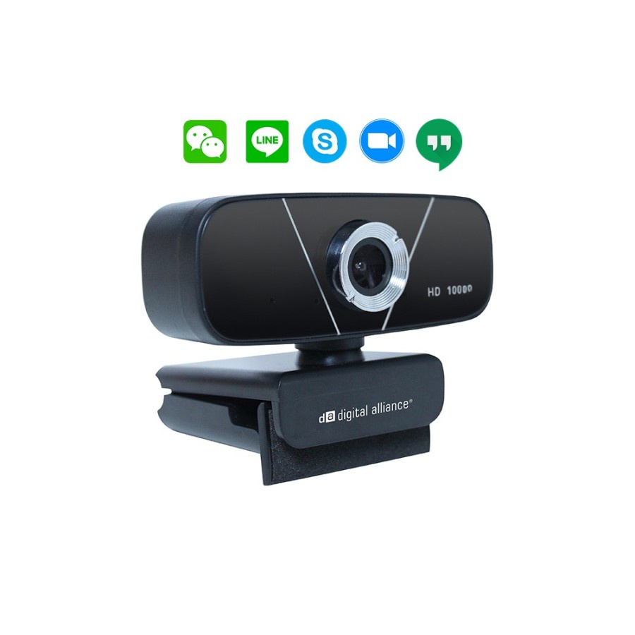 Webcam Digital Alliance MyCam HD 1080P Manual Focus Streaming Wide Angle